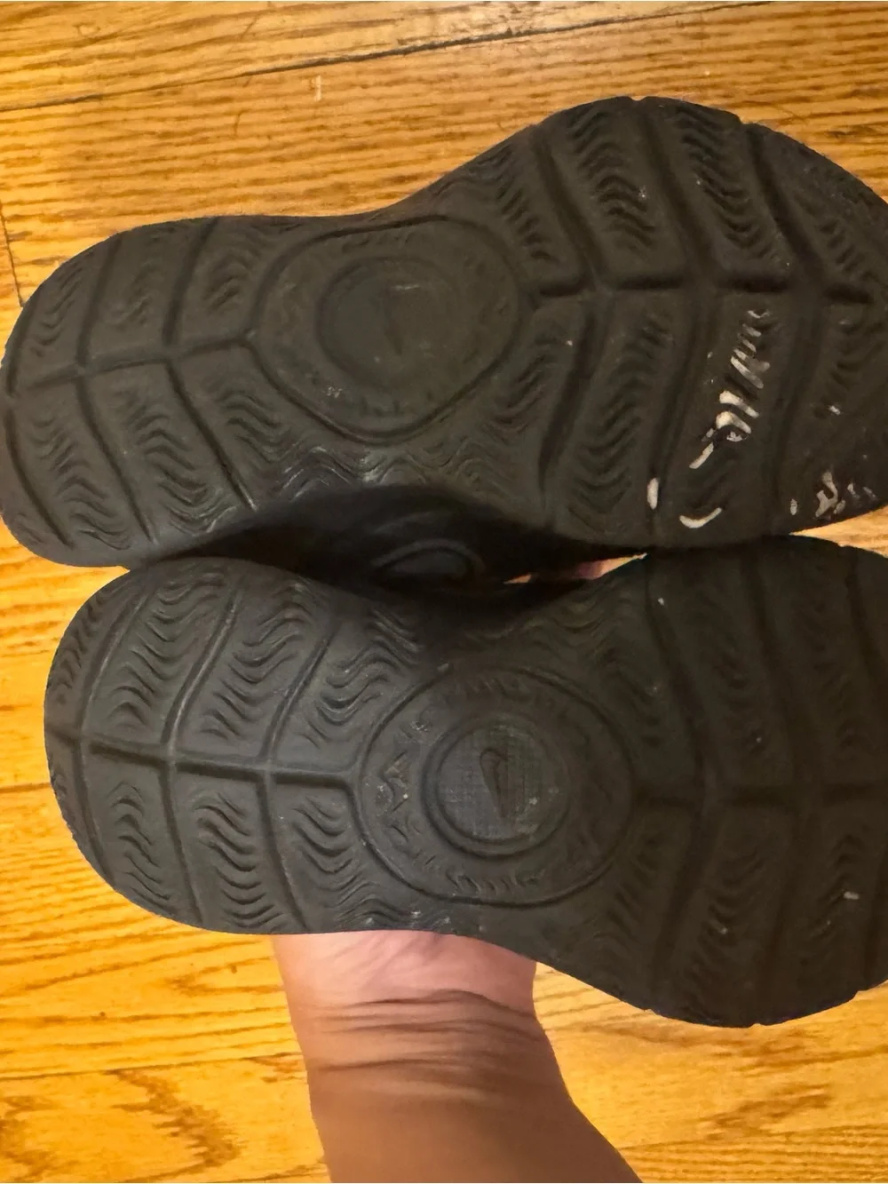 Nike Kids Black Velcro Athletic Sneakers